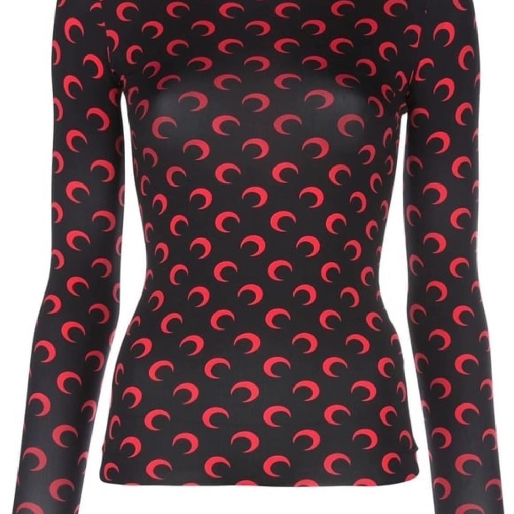 Marine Serre Black and Red Set